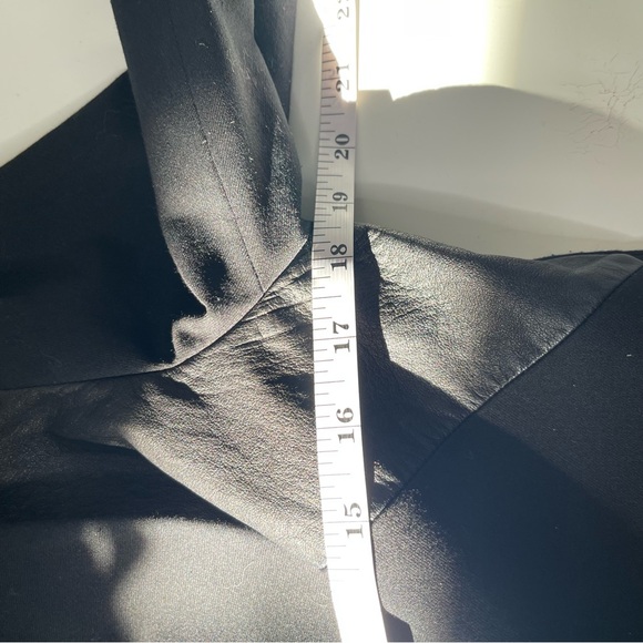 Alice + Olivia XS Black Blazer with Leather Accents - Picture 9 of 11